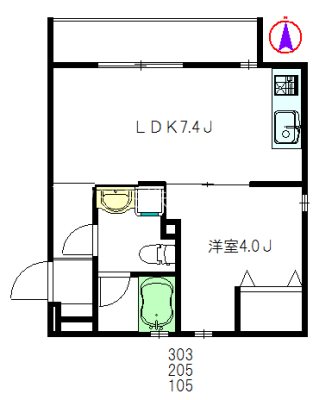 エスパシオ高円寺 間取り