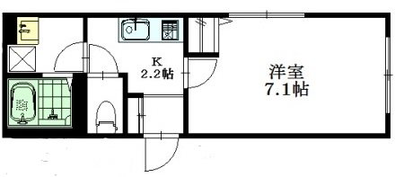 バサルト江北 間取り