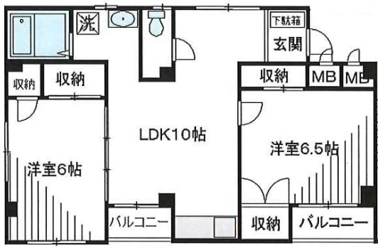 西新宿岡ビル 間取り