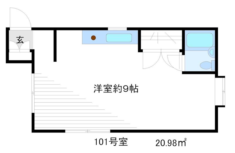 アメミヤコーポ 間取り