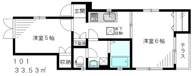 アビデ・オギクボ 間取り